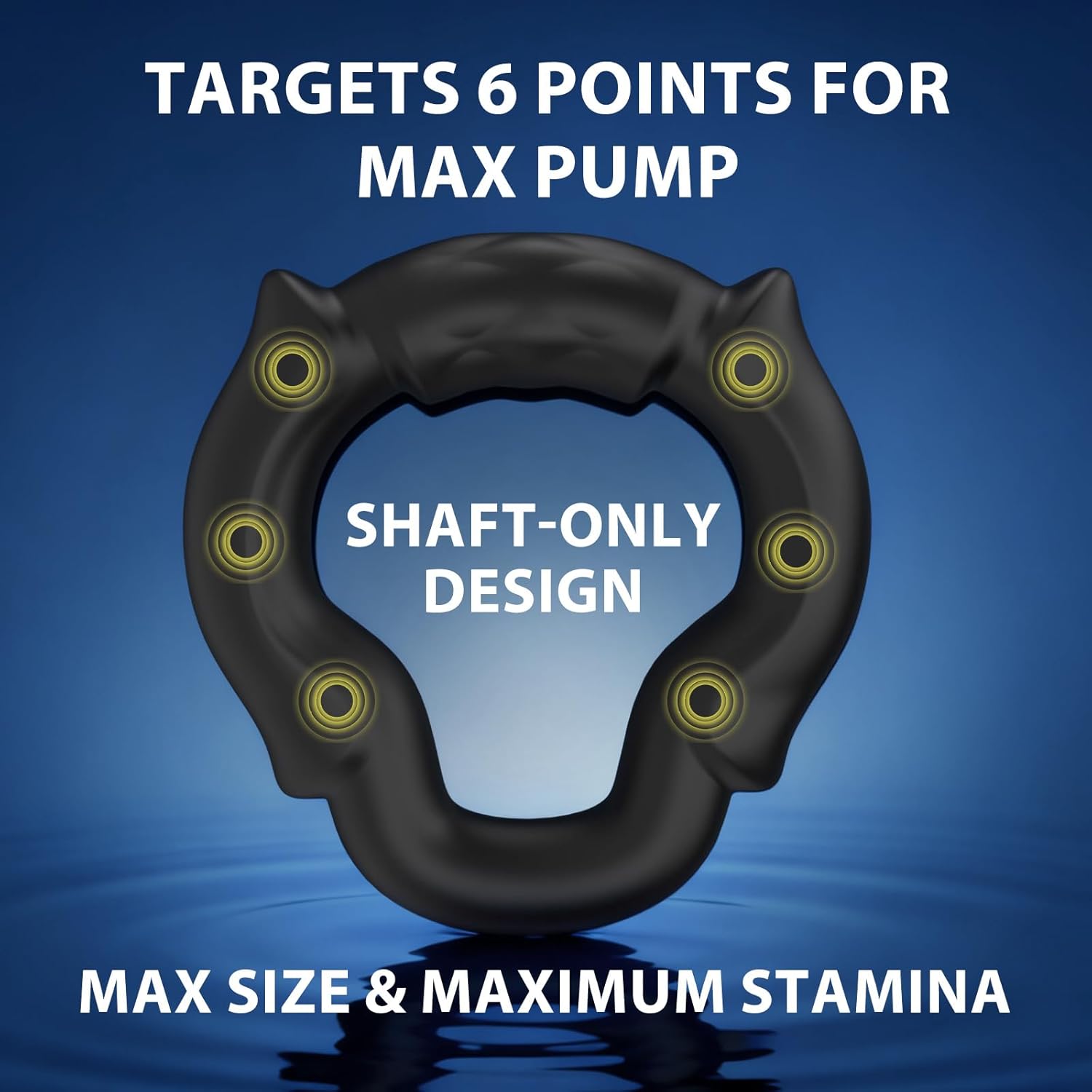 3-Piece Silicone HornLock Cock Ring Set