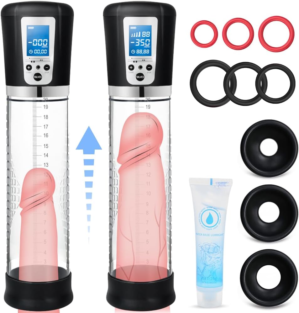 Xmperor VoxPump with 6 Cock Rings