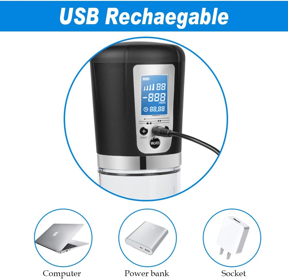 Xmperor VoxPump with 6 Cock Rings