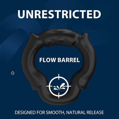 3-Piece Silicone HornLock Cock Ring Set